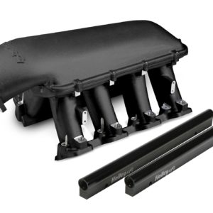 Holley - GM LS1/LS2/LS6 Modular Hi Ram Intake Manifold Black Ceramic Coated 105mm (300-123BK)