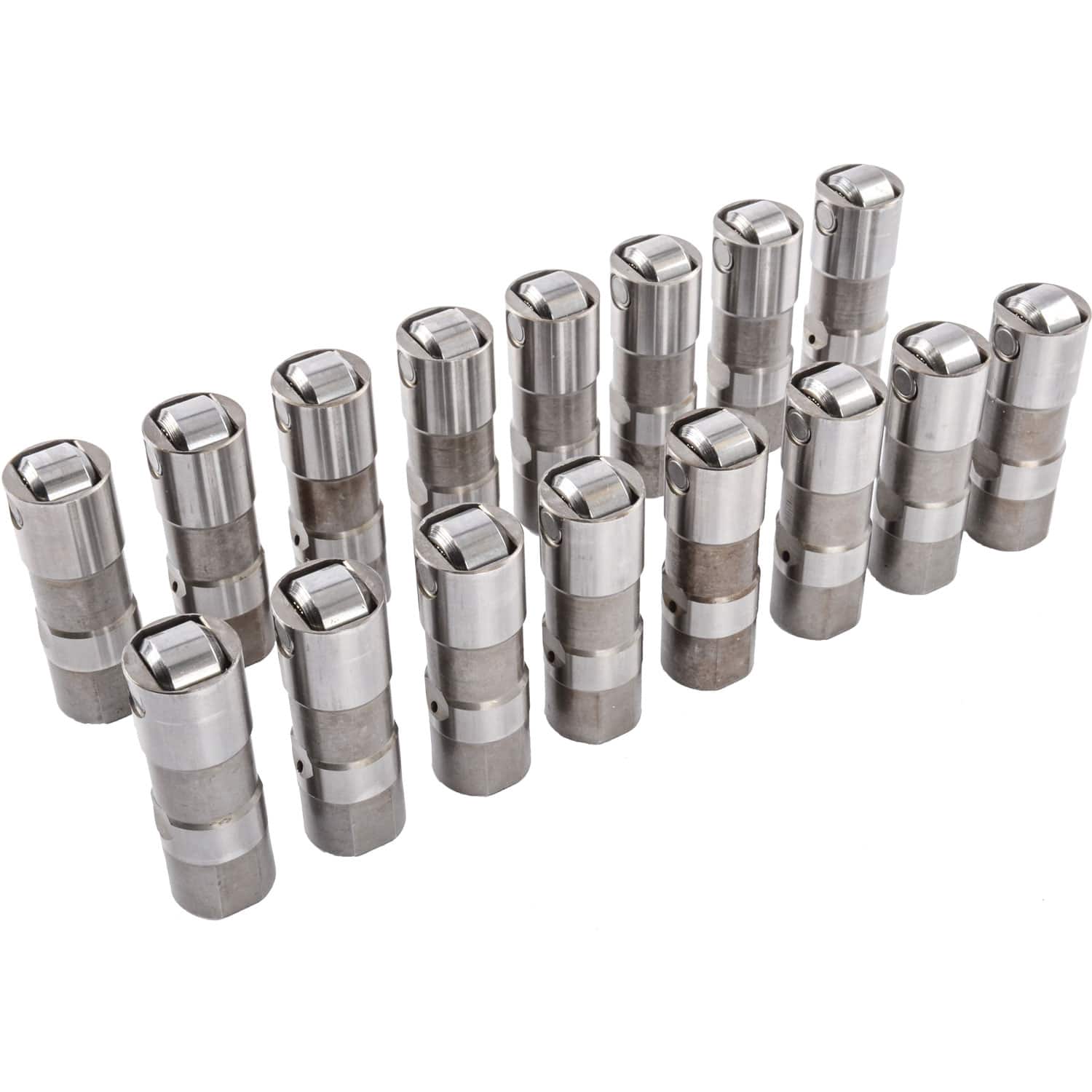 Engine Valve Lifter Replaces 12499225 16pcs Hydraulic Roller Lifters Set with 4 Guides Compatible with LS1 LS2 LS3 LS7 