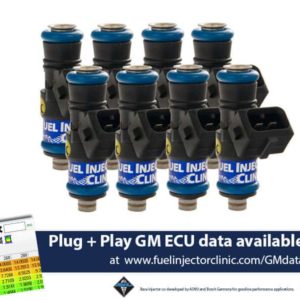 Fuel Injector Clinic - 1650cc Injector Set for LS3, LS7, L76, L92, and L99 engines (IS303-1650H)