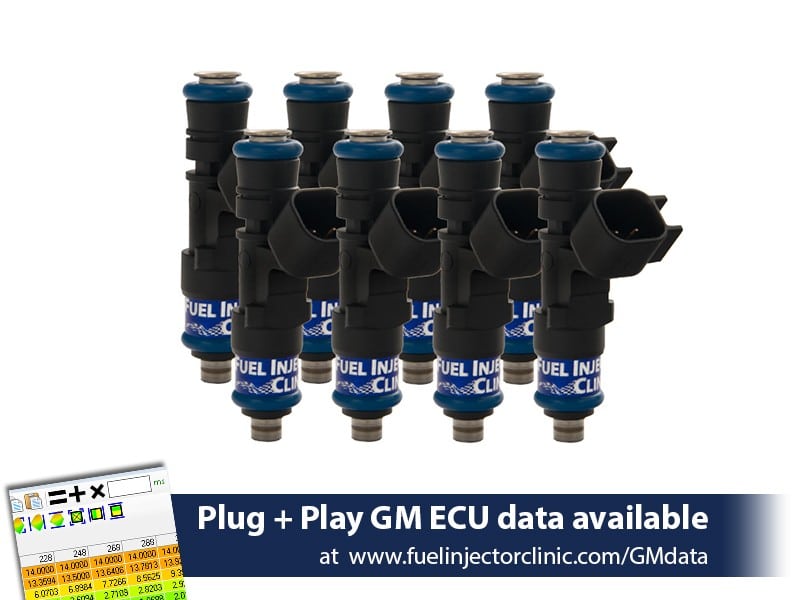 I2 Injection Kit Fuel Injector Clinic - 1000cc Injector Set for LS2 engines (IS302-1000H ...