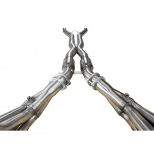 Kooks - 2005-2008 C6 Corvette 3" X OEM Green Catted X-Pipe (21603301)