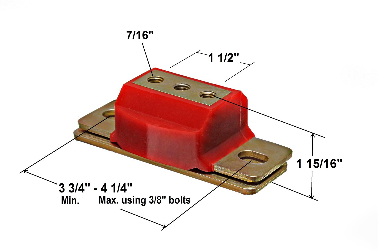Energy Suspension Transmission Mounts 3.1108R (20102015 Camaro TH400