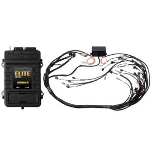 Haltech - Elite 2000 + GM GEN IV LSx (LS2/LS3 etc) non DBW Terminated Harness Kit (Injector Connector: Bosch EV6)