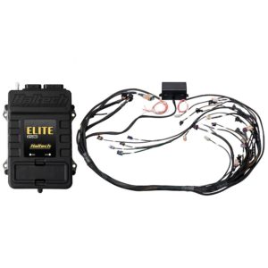 Haltech - Elite 2500 + GM GEN IV LSx (LS2/LS3 etc) non DBW Terminated Harness Kit (Injector Connector: Bosch EV6)