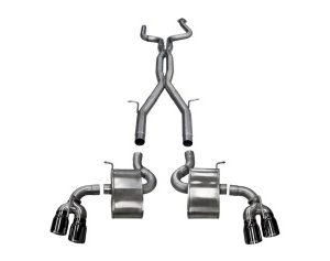 CORSA Performance - Corsa Xtreme Plus Exhaust Systems / Black / 2016+ Camaro SS & ZL1 (COR14770BLK)