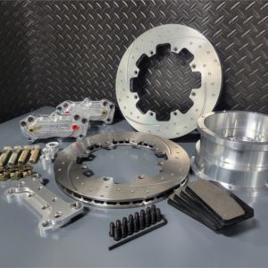 Aerospace Components - 4 Piston Pro Street Front Dimpled, Slotted, Brake Kit 2016-22 Camaro and 2014-2019 CTS (AC-264VRDSP)