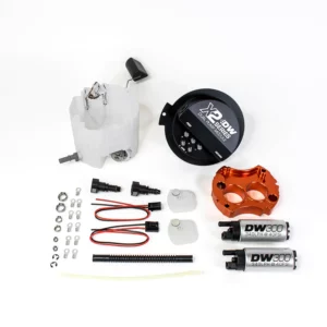 DeatschWerks - X2 Series Fuel Pump Module with 2 DW300s for 2010-15 Camaro LS 3.7 V6/SS LS3 6.2 (9-301-7002)