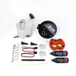 Deatschwerks - X2 Series Fuel Pump Module with 2 DW420s for 2010-15 Camaro LS 3.7 V6/SS LS3 6.2 (9-421-7002)