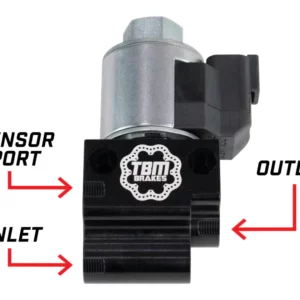 TBM Brakes - Low Amp Line Lock with Pressure Sensor Port (52-1022)