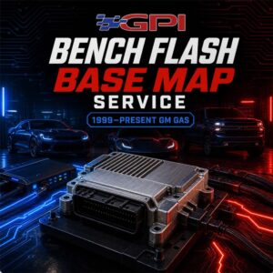 GPI - Hex2HP Mail Order/In-House Bench Flash Base Map Service for 1999–Present GM Gas Applications (GPI-HEX2HP-BENCH-FLASH)